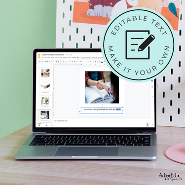 Social Skills Story: Handshake: Editable (Printable PDF ) Job Skills - AdaptEd4SpecialEd